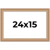 PosterPalooza | Weathered Yellow Picture Frame - UV Acrylic, Backing Board, Hanging Hardware Included - 2 of 4
