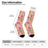 Colorful Tea Time Women Printed Crew Socks Funny Funky Socks Soft Polyester Novelty Gifts for Artists Men - 2 of 4