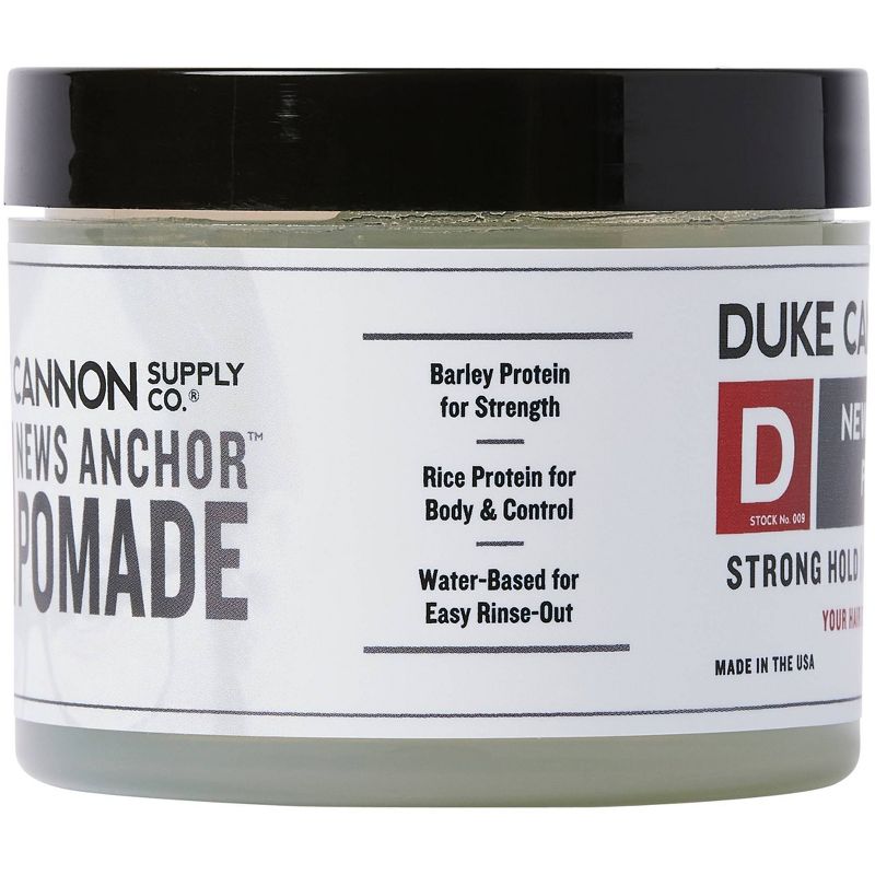 Duke Cannon News Anchor Pomade - Strong Hold, Low Shine Hair Styling Pomade for Men - 4.6 oz, 4 of 12