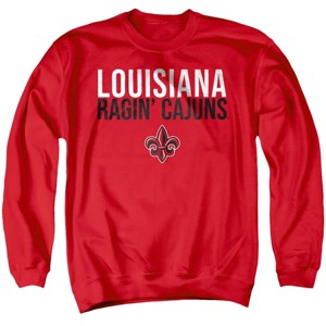 Men's University of Louisiana At Lafayette Stacked Crewneck Sweatshirt - 1 of 4