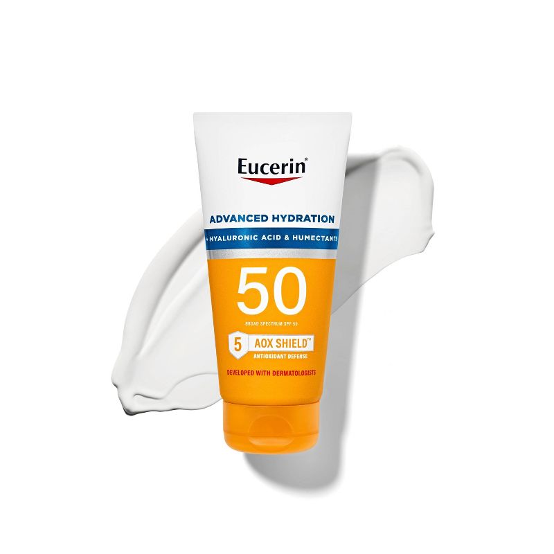 Eucerin Advanced Hydration Sunscreen Lotion - SPF 50 - 5 fl oz, 1 of 14