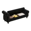 NicBex Modern 64.5" Tufted Storage Bench with Velvet Upholstery for Bedroom and Living Room - 3 of 4