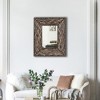Sofie 21" x 26" Decorative Wall Mirrors With Rectangle PU Covered MDF Framed Mirror-The Pop Home - 2 of 4