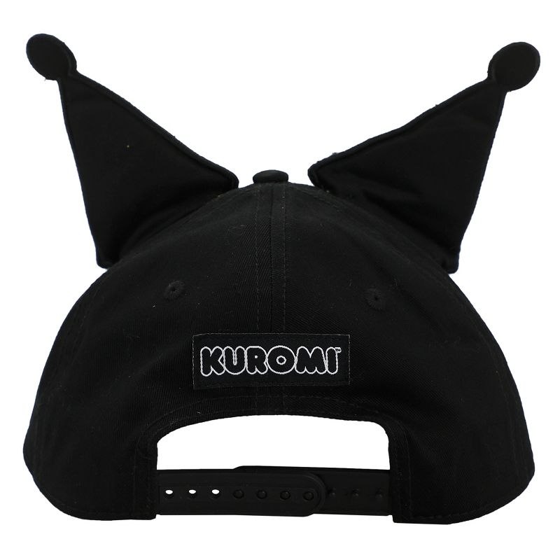 My Melody Kuromi Inspired Black Traditional Adjustable Cosplay Hat, 5 of 7