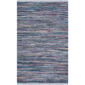 Rag Rug RAR121 Hand Woven Indoor Rugs - Safavieh - 1 of 4