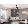 52" Anslee Ceiling Fan with Light Kit and Pull Chain (Includes LED Light Bulb) Matte Black - Hunter Fan - 3 of 4