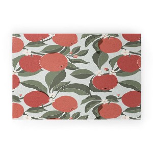 Cuss Yeah Designs Abstract Red Apples 30" x 20" Welcome Mat - Society6 - 1 of 3