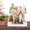 Cody Foster 9.5 Inch Retro Reindeer Abode Christmas Christmas Village , Lightweight Christmas Decor Nostalgic Putz House (1PC) - 2 of 4