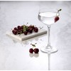 JoyJolt Bloom Stemmed Coupe Martini Glasses - Set of 2 Bar Glasses - 9.2 oz - 2 of 4