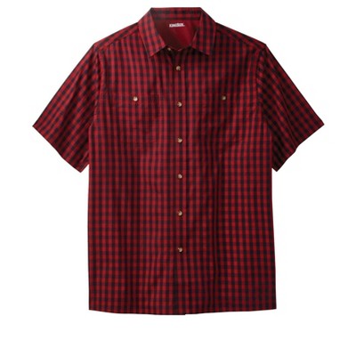 KingSize Short Sleeve Printed Sport Shirt