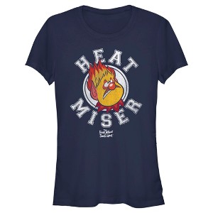 Juniors Womens The Year Without a Santa Claus Heat Miser Stamp T-Shirt - 1 of 4