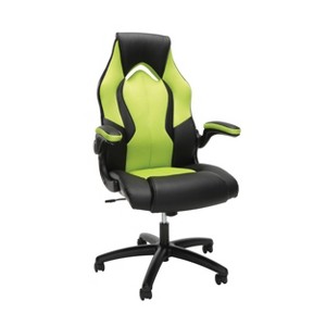 Essentials Collection High Back Racing Style Gaming Chair Green - OFM