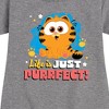 Girls' - Garfield - Life Is Just Purrfect Graphic Short Sleeve Fleece Dress - 2 of 4