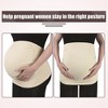Unique Bargains Women Maternity Belly Band Pregnant Support Belly Bands Black Beige Size M 2 Pcs - 4 of 4