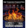 VEVOR Fire Glass, 20 LBS / 9.0 KG High-Temperature Resistant Fireplace Rocks, 1/2-Inch / 12.7 mm Reflective & Smokeless Firepit Glass Rock, Copper - 4 of 4