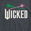 Men's - Wicked - Wand And Broomstick Logo Short Sleeve Graphic T-Shirt - 2 of 4