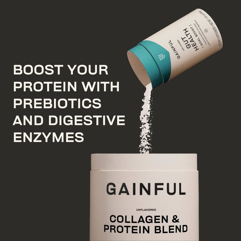 Gainful Protein Powder Goal Boost - Gut Health - 1.41oz, 4 of 7