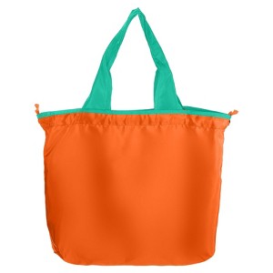Unique Bargains Reusable Foldable Washable Shopping Totes Drawstring Lightweight Grocery Bag - 1 of 4