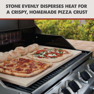 ThermaBond Rectangular Pizza Baking Stone for Oven and Grill