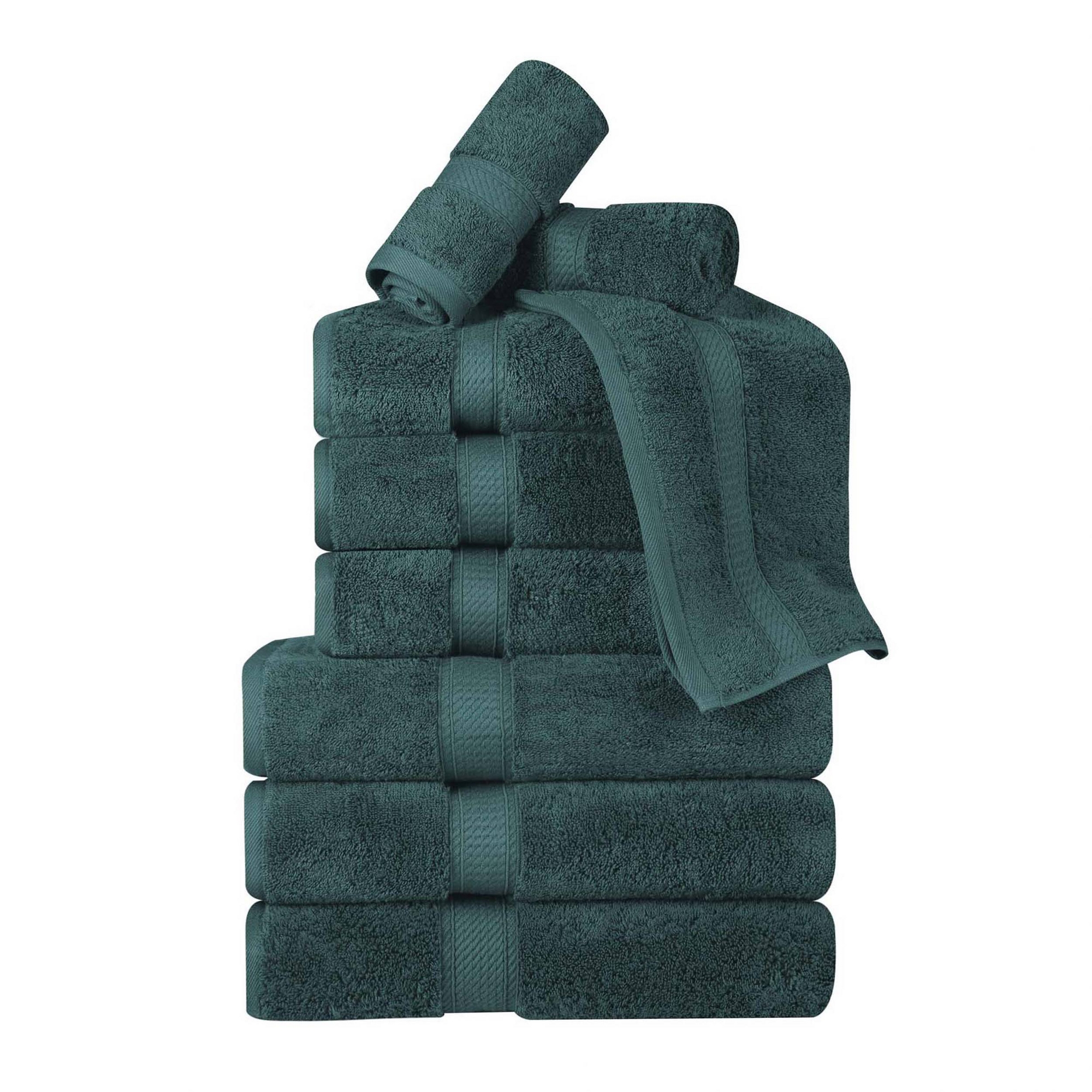 9 Piece Cotton Ultra-Plush Towels