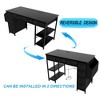 LIVAREEmlen 47" Computer Desk With Power Outlet,Writing Desk,Home Office desk,Vanity table with 7 Fabric Drawers, Large Side Pocket - 4 of 4