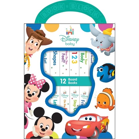 Disney Baby - My First Library 12 Board Book Block Set - by Phoenix