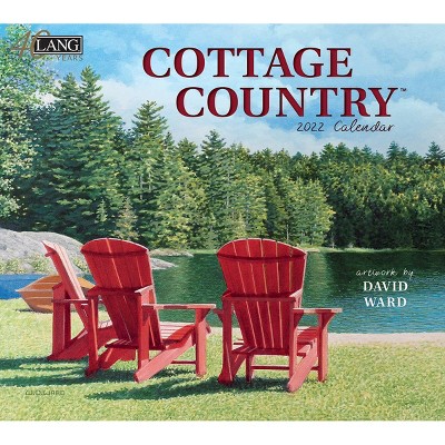 2022 Wall Calendar 12 Month 13.4"x24" Cottage Country - Lang
