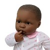 JC Toys La Baby 20" Baby Doll - Pastel Pink Outfit with Pacifier - 4 of 4