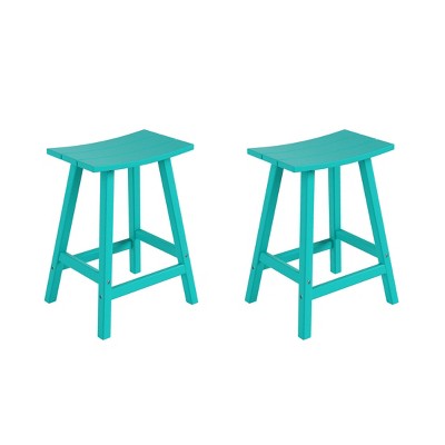 WestinTrends Outdoor Patio Adirondack Counter Height Stool Chair