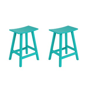 WestinTrends Outdoor Patio Adirondack Counter Height Stool Chair - 1 of 4