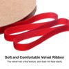 Unique Bargains Velvet Single Side Christmas Vintage Ribbon 1 Pc - 2 of 4