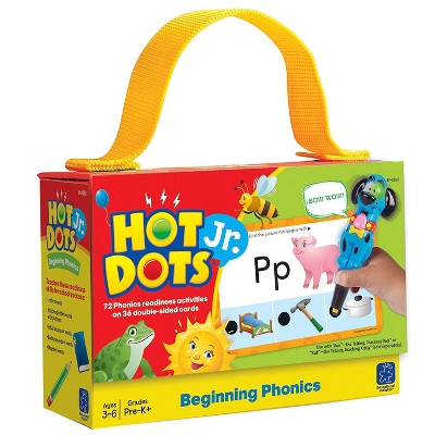 Educational Insights Hot Dots Jr. Beginning Phonics Flash Card Set