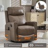 GlasFlength Massage Chairs Real Home Massage Chair Human Touch Massage Chairs Full Body Relax for Living Room, Brown, 30.6"*37.5"*41.6" - 4 of 4