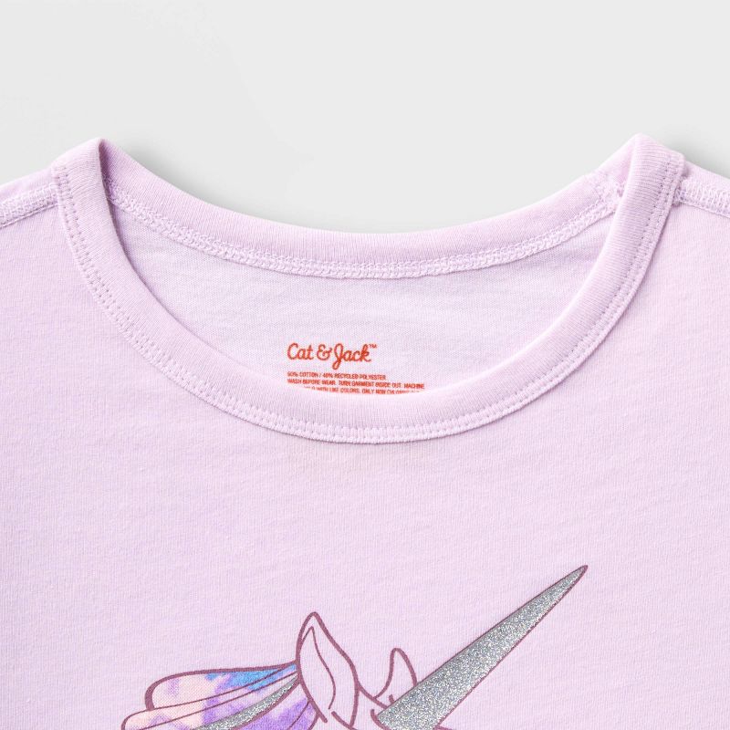 Kids' Adaptive Short Sleeve Graphic T-Shirt - Cat & Jack™, 4 of 5