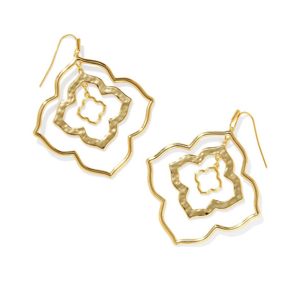 Kendra Scott Iris Statement Earrings - Gold -  91214419