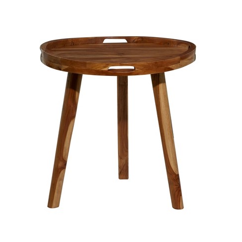 Target wood side store table