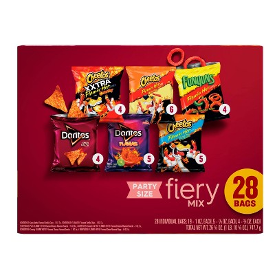Frito-Lay Variety Pack Fiery Mix - 28ct