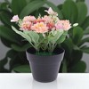 Unique Bargains Artificial Plants Chrysanthemum Plastic 4.33"x4.33"x7.87" 1 Pcs - 2 of 4
