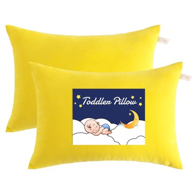 Down Alternative Toddler Pillows, Machine Washable Soft Travel Small Pillows - NTBAY