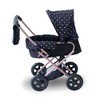 Olivia's Little World Confetti Classic Rainbow 2-in-1 Doll Pram Stroller for 15''-18'' Dolls with Detachable Bassinet - 2 of 4