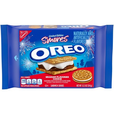 Oreo S'mores Sandwich Cookies Family Size- 12.2oz