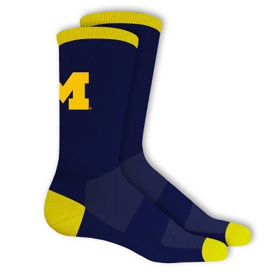  NCAA Michigan Wolverines Big Game Crew Socks 10-13 