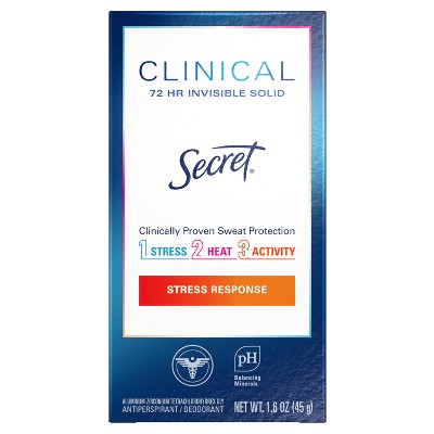 Secret Clinical Strength Invisible Solid Antiperspirant and Deodorant for Women - Stress Response - 1.6oz_2