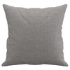vidaXL Throw Pillows 2 pcs Light Gray 15.7 in.x15.7 in. Fabric - 4 of 4