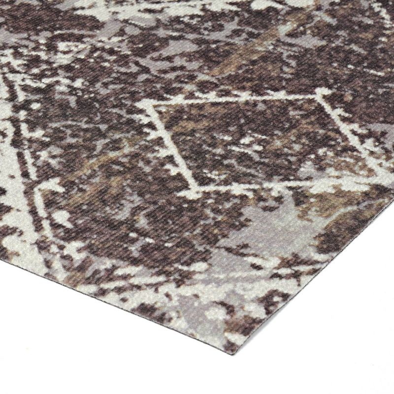 6&#39; x 8&#39; Distressed Outdoor Rug Taupe/White - Foss Floors, 2 of 7