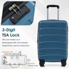 Lyngins Hardside Honeycomb Luggages with Spinner Wheels,TSA Lock,Side Hooks,Expandable Suitcases for  Weekend Trip,Travel - 4 of 4