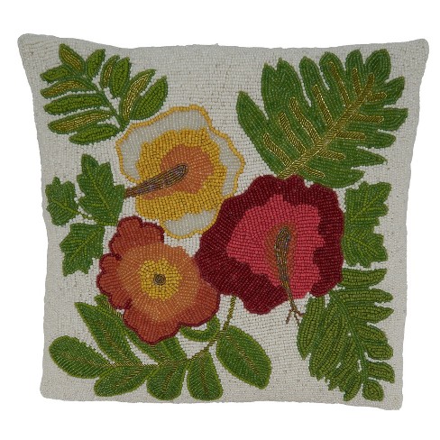 Pillow cover flower design best sale