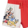 Disney Baby T-Shirt and French Terry Shorts Outfit Set Newborn to Infant - 4 of 4