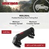 YAKIMA ReelDeal Padded Fishing Pole Rod Roof Rack Mount, 4 Ski and 2 Snowboard Holder with Universal Mounting Hardware and SKS Locks, Black - 4 of 4