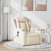 vidaXL Massage Recliner Chair Wingback Armchair Home Theater Cinema Fabric - 2 of 4